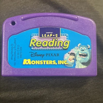 LeapPad LeapFrog cartridge reading 2 Monsters Inc. 500-00366 2001 - Image 1 of 2