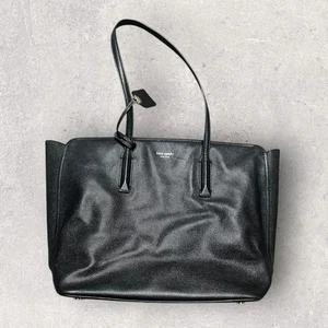 Kate Spade Margaux Black Leather Tote Bag - Picture 1 of 12