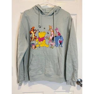 Disney Winnie the Pooh Graphic Hoodie Characters Print Sweatshirt XL - Picture 1 of 4