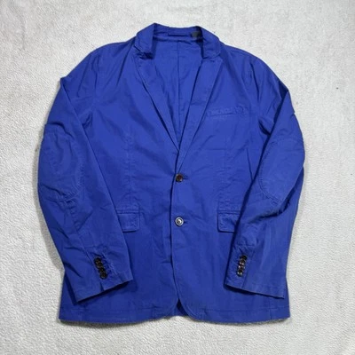Ben Sherman Jacket Mens Mediumm Plectrum Collection Blazer Blue Elbow Pads Two - Image 1 of 4