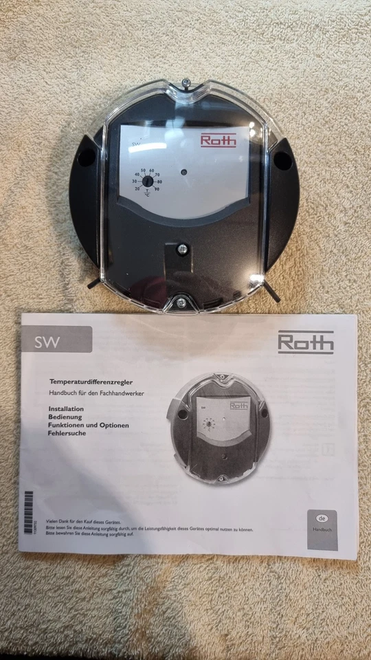 roth temperaturdifferenzregler für Solarheizung Pool - Bild 1 von 1