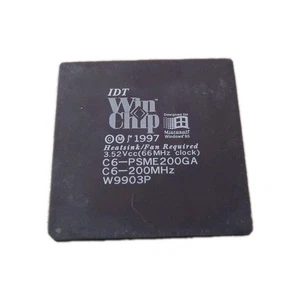 RARE VINTAGE 1997 IDT WINCHIP C6-200MHZ PENTIUM SOCKET 7 CPU RM1-CBL29-8 - Picture 1 of 4