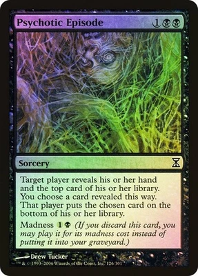 Time Spiral  MTG  Foil   Psychotic Episode   Magic - Image 1 of 2