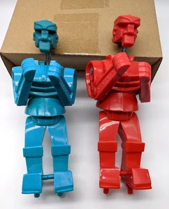 Rockem Sockem Robots | Mattel | Working Condition | Blue Bomber Red Rocker - Picture 1 of 2