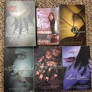 Vampire Kisses Complete Series Lot 1-2, 4-7 Ellen Schreiber YA Teen Romance PB - Picture 1 of 5