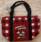Disney Store NEW Red White/Black Polka Dot Mickey & Minnie Insulated Cooler Bag