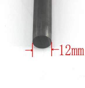 NEW 12mm THICK CARBON GRAPHITE ROD 12x 300mm LONG MIXING STIRRING CARBON ROD - Picture 1 of 3