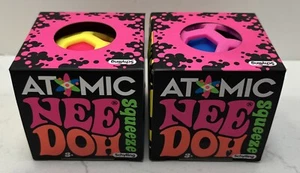2 Schylling Bubble Glob Atomic NEE DOH Squeeze- Yellow/Red & Pink/Blue - Picture 1 of 9