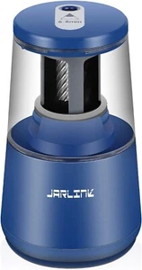 Electric Pencil Sharpener Heavy-Duty Auto Stop USB/Battery Operated 6-8mm Blue - Picture 1 of 9
