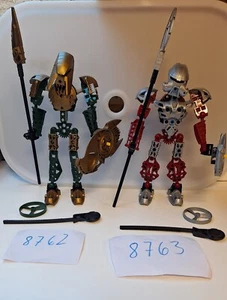Lego Bionicle 8762 TOA IRUINI und 8763 TOA NORIK VOLLSTÄNDIG - Bild 1 von 4
