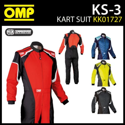 ¡Oferta! Traje de Karting OMP KS3 KS-3 Mono Go-Karting CIK-FIA Nivel 2 Aprobado Foto 1 de 4