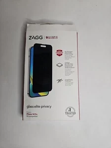 ZAGG Apple iPhone 14 Pro InvisibleShield Glass Elite Privacy AM Screen Protector - Photo 1 sur 5