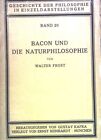 Bacon und die Naturphilosophie - Geschichte der Philosophie in Einzeldarstellung