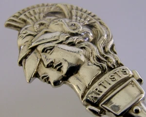 ARTISTS RIFLES SAS STERLING SILVER MILITARY SPOON 1927 ANTIQUE MILITARY - Picture 1 of 6