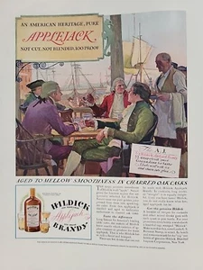 1934 Hildick Brandy Fortune rivista stampa pubblicità coloniali Applejack - Foto 1 di 2