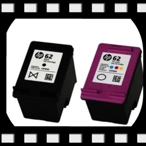 CARTUCCE ORIGINALI RIGENERATE HP 62 BK + HP 62 COLORE - Foto 1 di 1