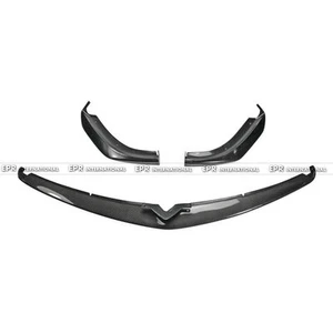 Carbon + FRP Front Bumper Lip For Mazda RX8 09-12 Late R3 TK Style - Imagen 1 de 10