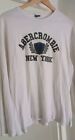 Abercrombie & Fitch langärmeliges weißes Herren-T-Shirt Größe M