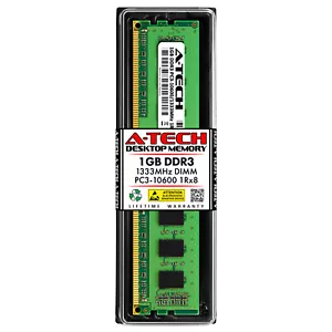 1GB DDR3 PC3-10600 DIMM (Hynix HMT112U6BFR8C-H9 Equivalent) Desktop Memory RAM - Picture 1 of 7