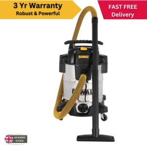 Professional Wet & Dry Vacuum Cleaner Workshop Car Industrial Powerful UK NEW - Picture 1 of 9
