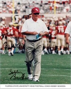Bobby Bowden 8x10 Hand Signed Autograph Photo - Florida State Seminoles Coach - Picture 1 of 2
