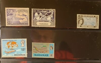 Bahamas Aircraft & Aviation Stamps Lot of 6 - MNH  - See Details for List - Image 1 of 2