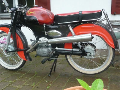 SEHR SCHÖNE Oldtimer Moped Gritzner Monza SUPER SPORT mit Ilo M 50  Motor selten - Bild 1 von 4