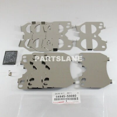 Lexus LS460 LS600h LS500 LS500h OEM Genuine Disc Brake Pad Shim Kit 04945-50080 - Image 1 of 2