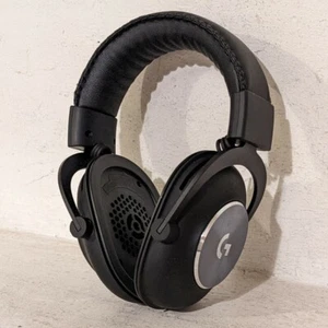 USZKODZONY zestaw słuchawkowy do gier Logitech G Pro X czarny nauszny 3,5 mm przewodowy JEDNO UCHO CICHY - Zdjęcie 1 z 7