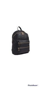 The Honest Company City Backpack Black | Sturdy Vegan Leather Backpack | Diap...