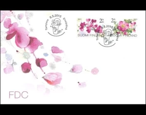 Finland - "FLOWERS ~ FLORAL BEAUTY" FDC First Day Cover 2015 - Picture 1 of 5