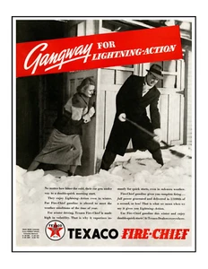 Texaco Gas Fueling Station Petro  VTG Magazine Ad Reproduction Print 8.5x11" - Picture 1 of 1