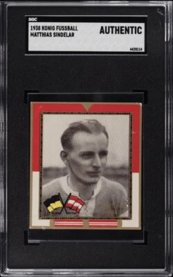 Imagen de colección de fútbol Matthias Sindelar König 1938 sin pegar Turbaco Austria Sgc Foto 1 de 2