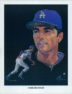 Mark Belanger Los Angeles Dodgers Unsigned Licensed 8.5x11 Union 76 Litho Print - Picture 1 of 2