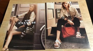 2014 Karlie Kloss, Liu Wen & Freja für Coach - 2-seitige Druckanzeige - Bild 1 von 2