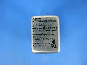 Potter & Brumfield KHS-17D11-24 24VDC Coil 1/10HP 3A 120VAC 4PDT 650Ohms Relay - Picture 1 of 6