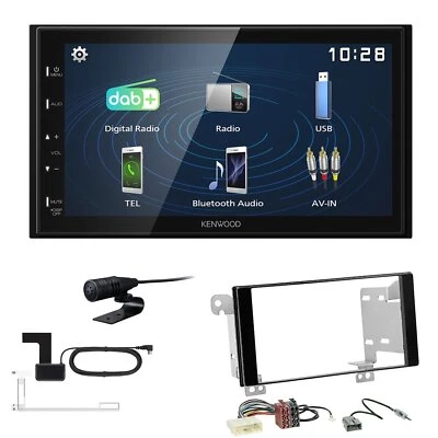 Kenwood DMX129DAB   Autoradio für Subaru XV ab 2012 Klavierlack schwarz - Bild 1 von 4