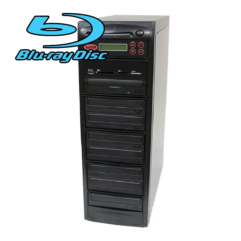 SySTOR 1-7 USB/SD/CF/MS/MMC Multi Media Flash Backup CD DVD Blu-ray Duplicator - Image 1 of 1