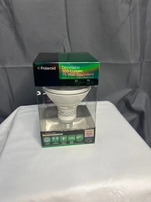POLAROID Lighting BR30 Led Bulb Dimmable 800 Lumen 75 Watt Equivalent NIB! - Image 1 of 4