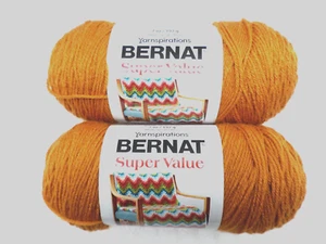 Bernat Super Value Yarn 7oz Lot of 2 Masala - Picture 1 of 4