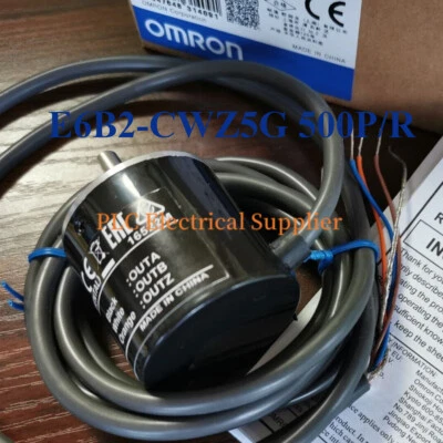 1PCS OMRON Incremental Rotary Encoder 500P/R E6B2-CWZ5G Push-Pull Output 500P - Image 1 of 4