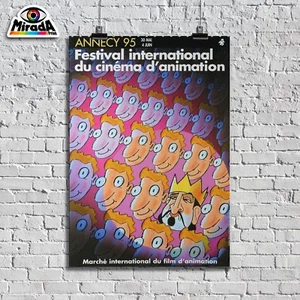 Poster Plakat Annecy International Animation Film Festival 1995 Comics - Bild 1 von 1