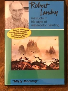 NEW Robert Landry 'Misty Morning' DVD instructional Watercolor Painting WeberART - Picture 1 of 2