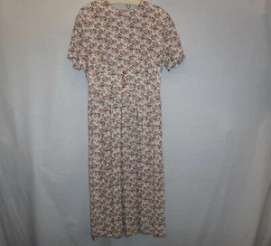 Vintage 80s Whirlaway Frocks floral cottagecore modest prairie dress 8P roses - Picture 1 of 11