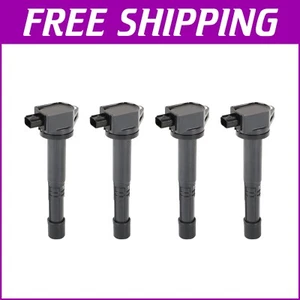 Set of 4 Ignition Coil Packs for Honda Acura 2.4L - Enhances Engine Performance - Picture 1 of 11