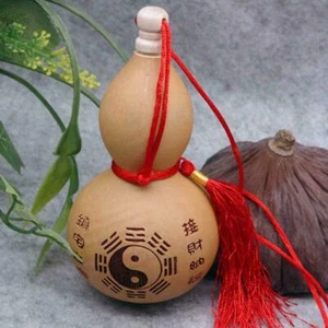 Potable Natural Real Dried Bottle Gourd Decor Ornaments Craft S0W5 8U8 7C S D1D1 - Picture 1 of 6