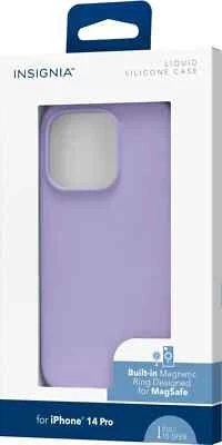 Insignia — жидкий силиконовый чехол с MagSafe для iPhone 14 Pro — лавандовый - Изображение 1 из 4