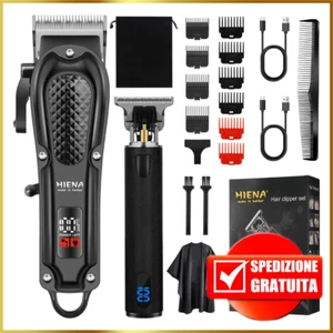 Tagliacapelli 2in1 Kit Regolabarba Rasoio elettrico taglia capelli e barba uomo - Foto 1 di 8
