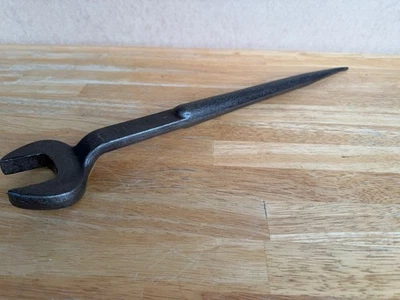 Tuerca de llave Spud BS de acero Bethlehem Iron Worker de colección EE. UU. extremo abierto Foto 1 de 4