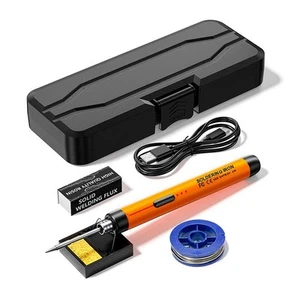 Electric Soldering Iron Set Home DIY Manual Soldering Tools 3 Heating4128 - Foto 1 di 7